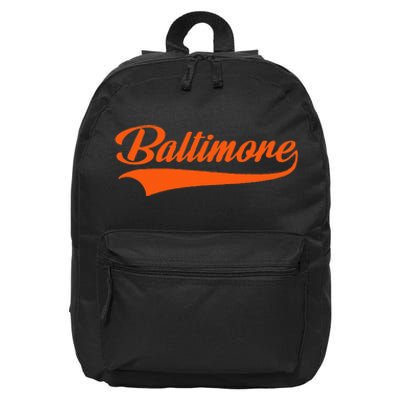 Baltimore Hometown Pride MD Throwback 16 in Basic Backpack