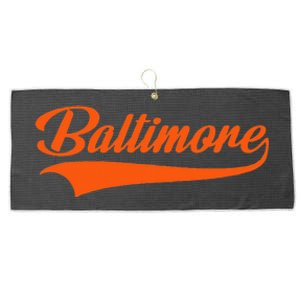 Baltimore Hometown Pride MD Throwback Large Microfiber Waffle Golf Towel