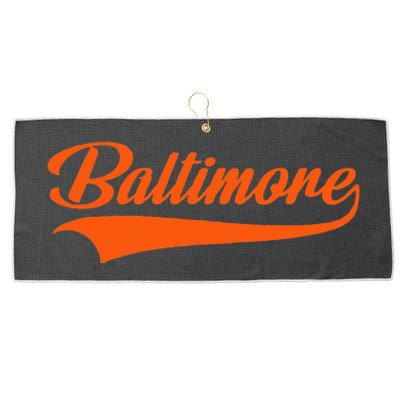 Baltimore Hometown Pride MD Throwback Large Microfiber Waffle Golf Towel