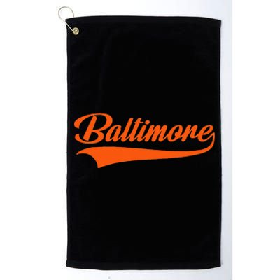 Baltimore Hometown Pride MD Throwback Platinum Collection Golf Towel