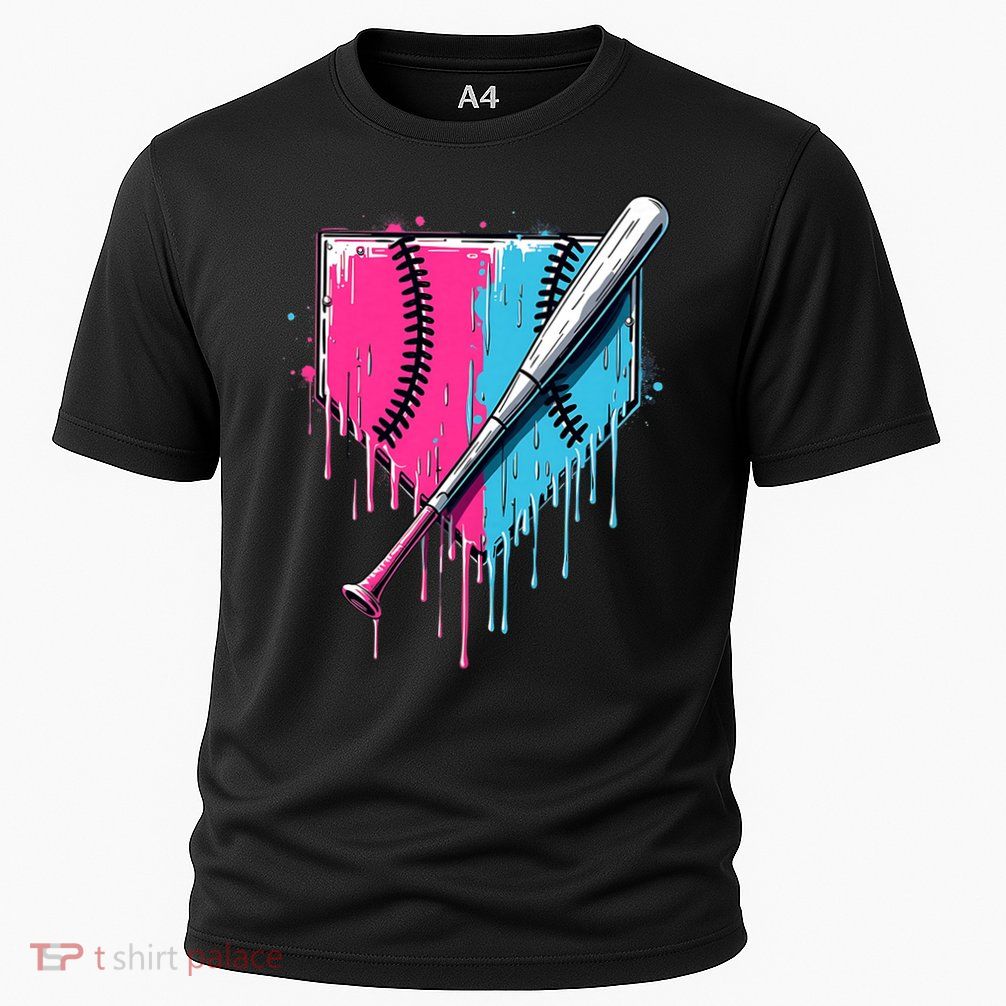 Baseball Home Plate Drip With Sprinkles Drip Ice Cream Bat Performance Shirt