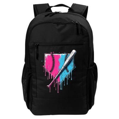 Baseball Home Plate Drip With Sprinkles Drip Ice Cream Bat Backpack