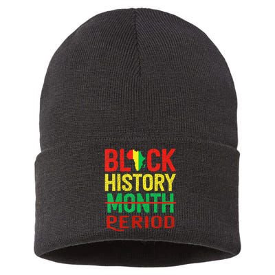 Black History Period Black Pride Black History Month Sustainable Knit Beanie