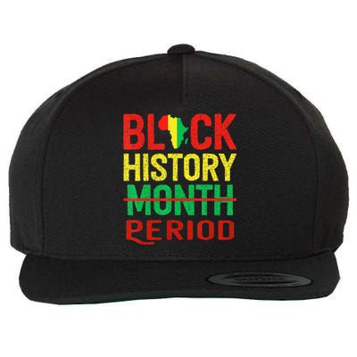 Black History Period Black Pride Black History Month Wool Snapback Cap