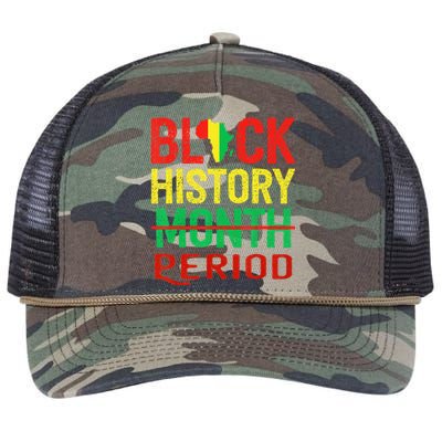 Black History Period Black Pride Black History Month Retro Rope Trucker Hat Cap