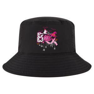 Boo Halloween Pumpkin Ribbon Witch Breast Cancer Cool Comfort Performance Bucket Hat