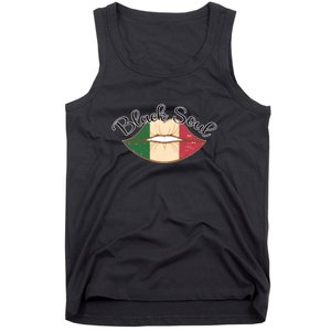 Black History Power Gift Melanin American African Pride SOUL Black History Month Tank Top