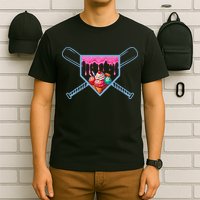 B.A.S.E.B.A.L.L Home Plate Social Club For Boy Ice Cream Drip T-Shirt