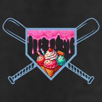 B.A.S.E.B.A.L.L Home Plate Social Club For Boy Ice Cream Drip Beanie
