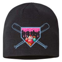 B.A.S.E.B.A.L.L Home Plate Social Club For Boy Ice Cream Drip Sustainable Beanie