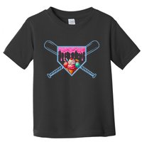 B.A.S.E.B.A.L.L Home Plate Social Club For Boy Ice Cream Drip Toddler T-Shirt