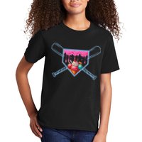 B.A.S.E.B.A.L.L Home Plate Social Club For Boy Ice Cream Drip Kids T-Shirt