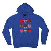 Bear Hearts Pattern Red Plaid Leopard Floral Valentines Day Gift Hoodie