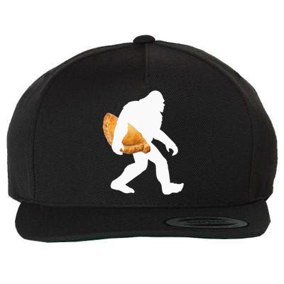 Bigfoot Huge Pasty Funny Sasquatch UP Michigan Wool Snapback Cap