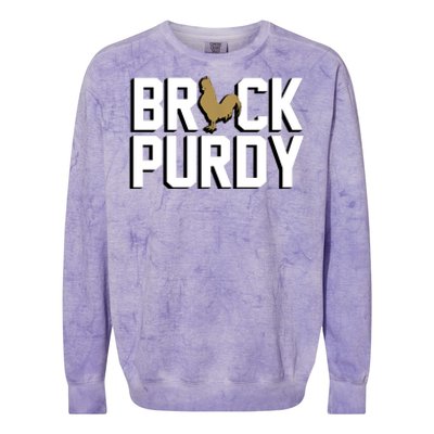 Brock Hard Purdy Good Mr Irrelevant 262 San Francisco Fan Colorblast Crewneck Sweatshirt