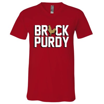 Brock Hard Purdy Good Mr Irrelevant 262 San Francisco Fan V-Neck T-Shirt