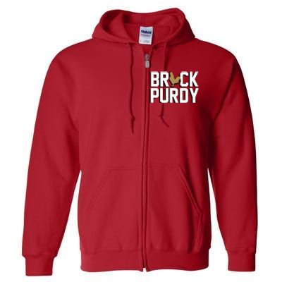 Brock Hard Purdy Good Mr Irrelevant 262 San Francisco Fan Full Zip Hoodie