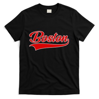 Boston Hometown Pride Throwback Design Print Classic T-Shirt