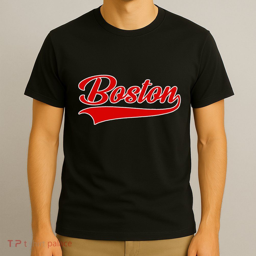 Boston Hometown Pride Throwback Design Print Classic T-Shirt