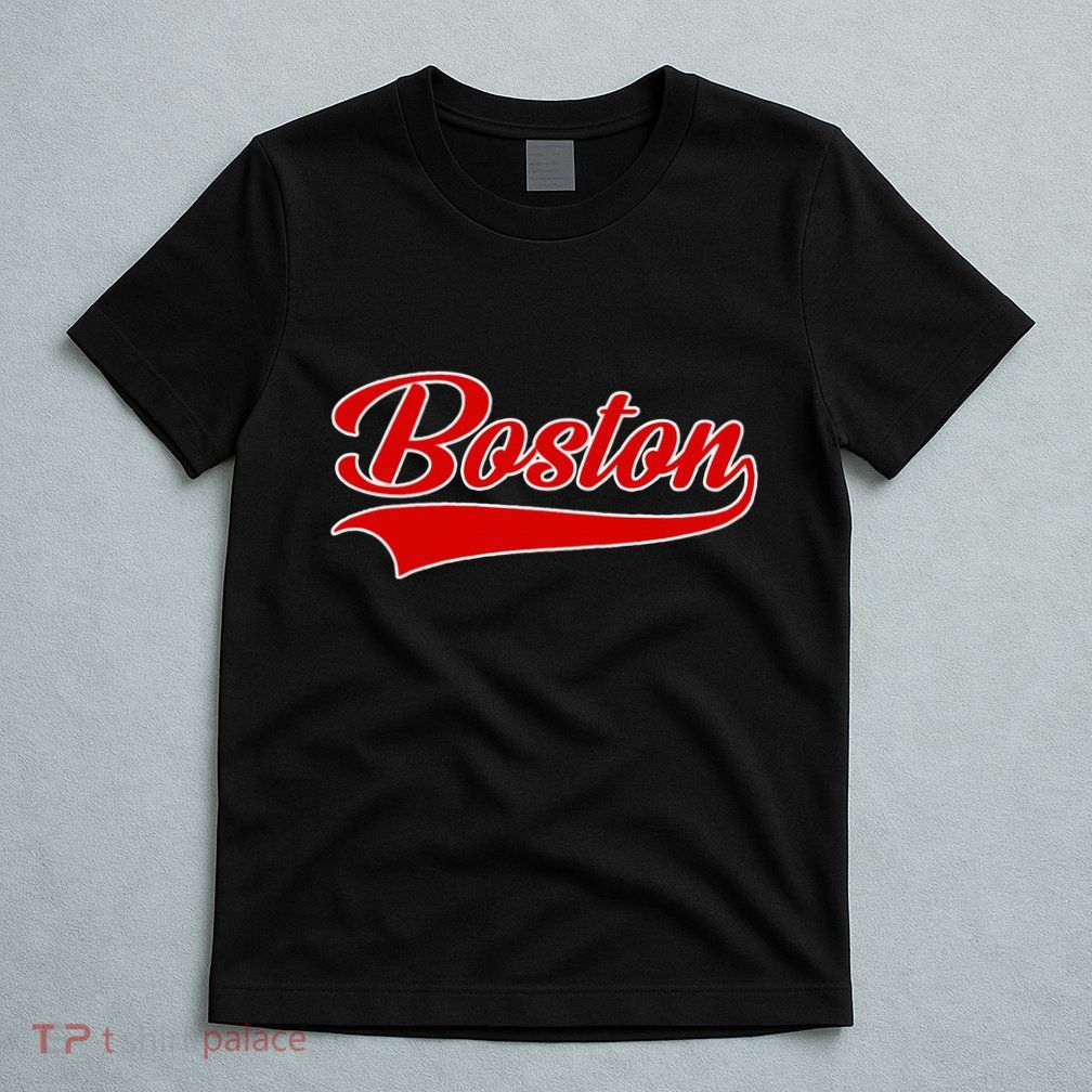 Boston Hometown Pride Throwback Design Print Classic T-Shirt