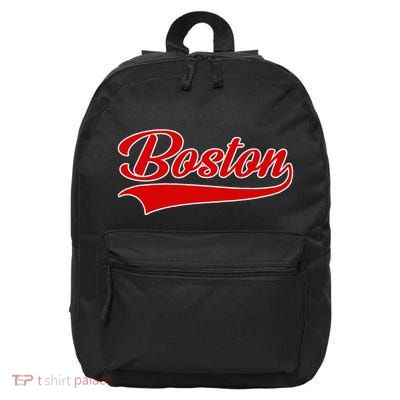 Boston Hometown Pride Throwback Design Print Classic 16 in Basic Backpack