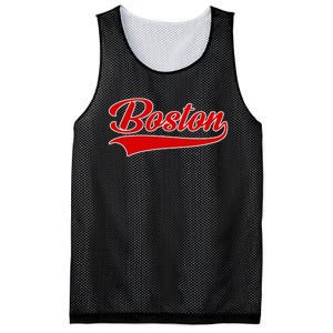 Boston Hometown Pride Throwback Design Print Classic Mesh Reversible Basketball Jersey Tank