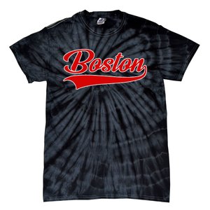 Boston Hometown Pride Throwback Design Print Classic Tie-Dye T-Shirt