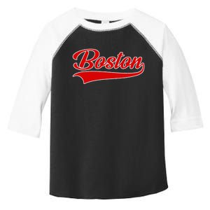 Boston Hometown Pride Throwback Design Print Classic Toddler Fine Jersey T-Shirt