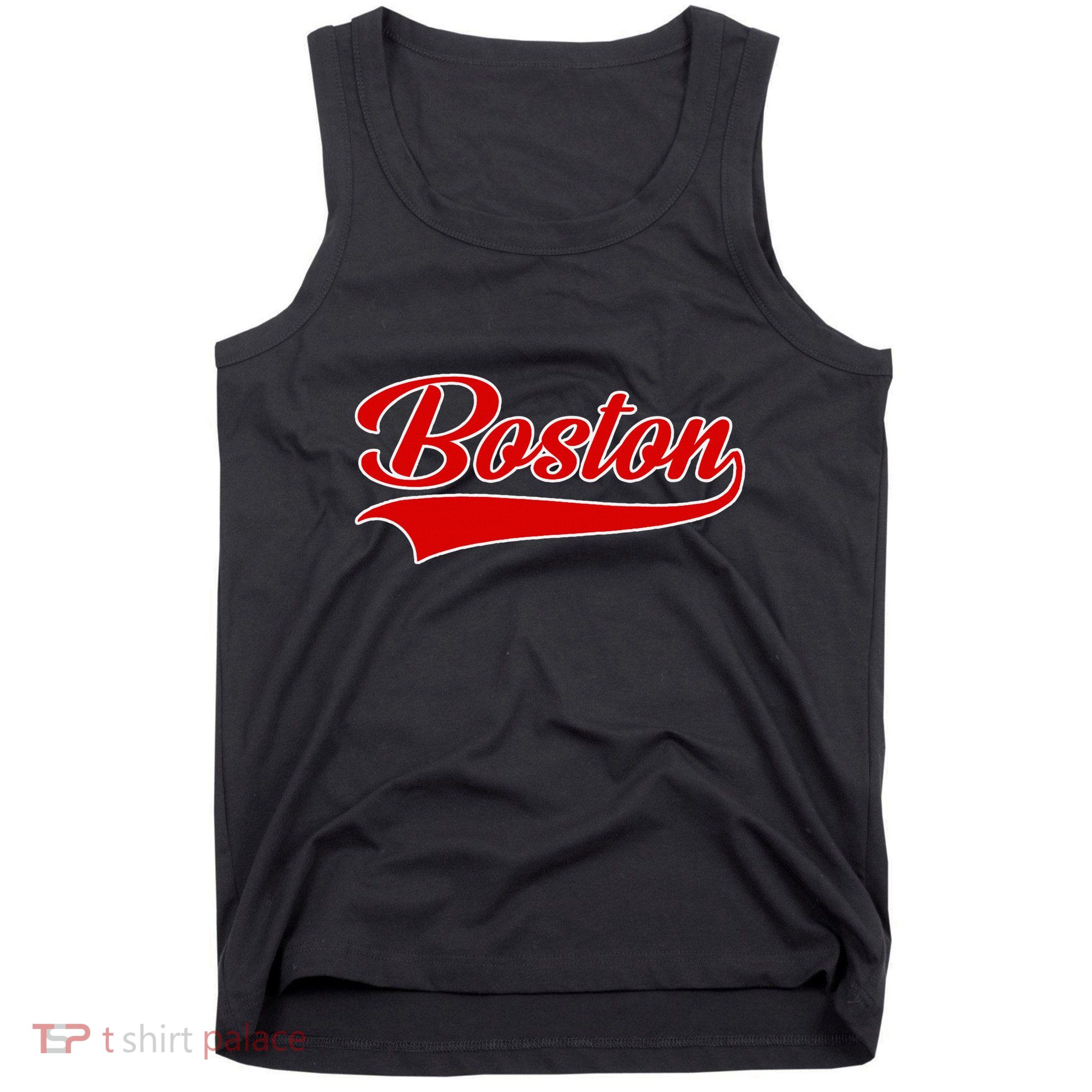 Boston Hometown Pride Throwback Design Print Classic Tank Top