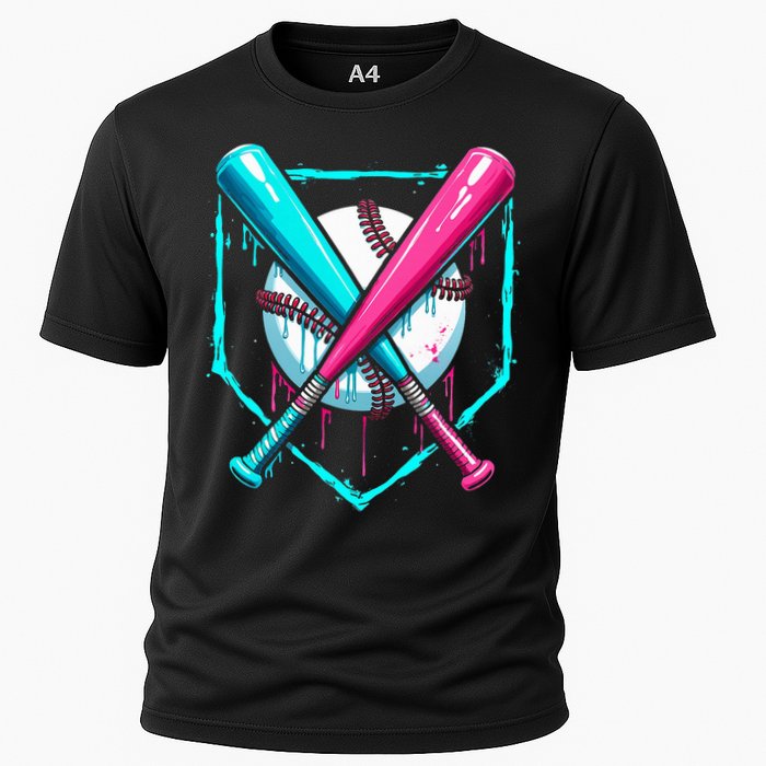B.A.S.E.B.A.L.L Home Plate Drip Cooling Performance Crew T-Shirt