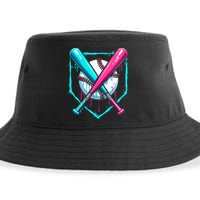 B.A.S.E.B.A.L.L Home Plate Drip Sustainable Bucket Hat