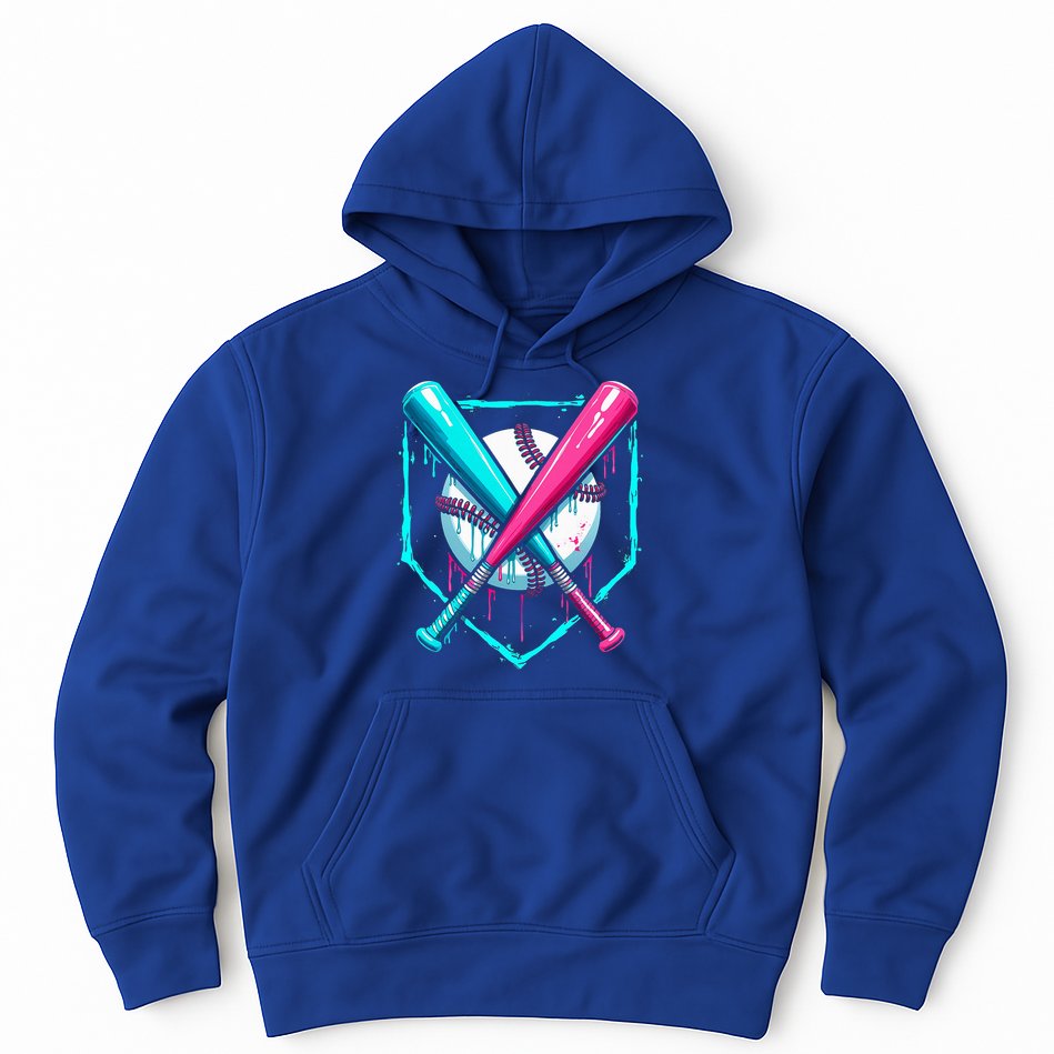 B.A.S.E.B.A.L.L Home Plate Drip Hoodie