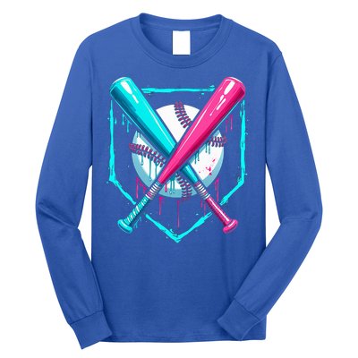 B.A.S.E.B.A.L.L Home Plate Drip Long Sleeve Shirt