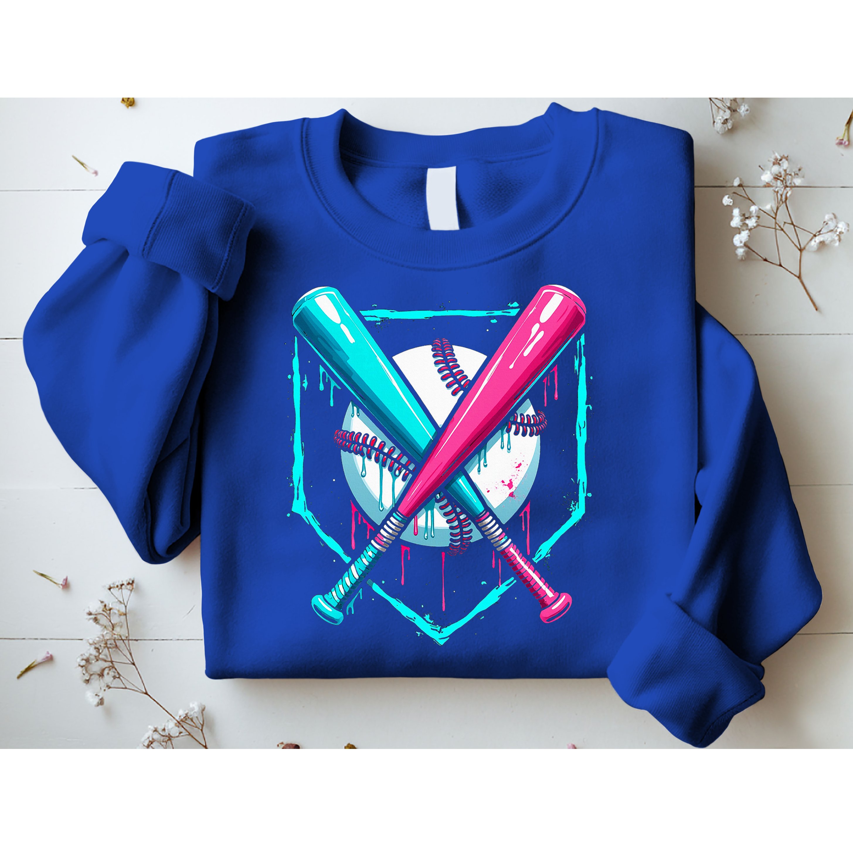 B.A.S.E.B.A.L.L Home Plate Drip Sweatshirt