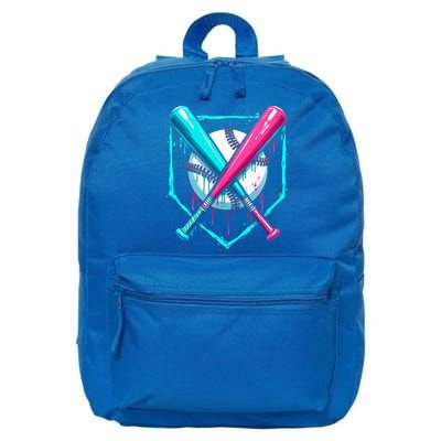 B.A.S.E.B.A.L.L Home Plate Drip 16 in Basic Backpack