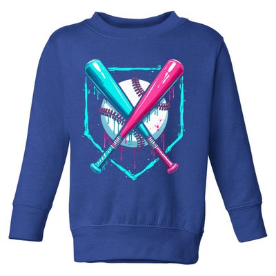 B.A.S.E.B.A.L.L Home Plate Drip Toddler Sweatshirt