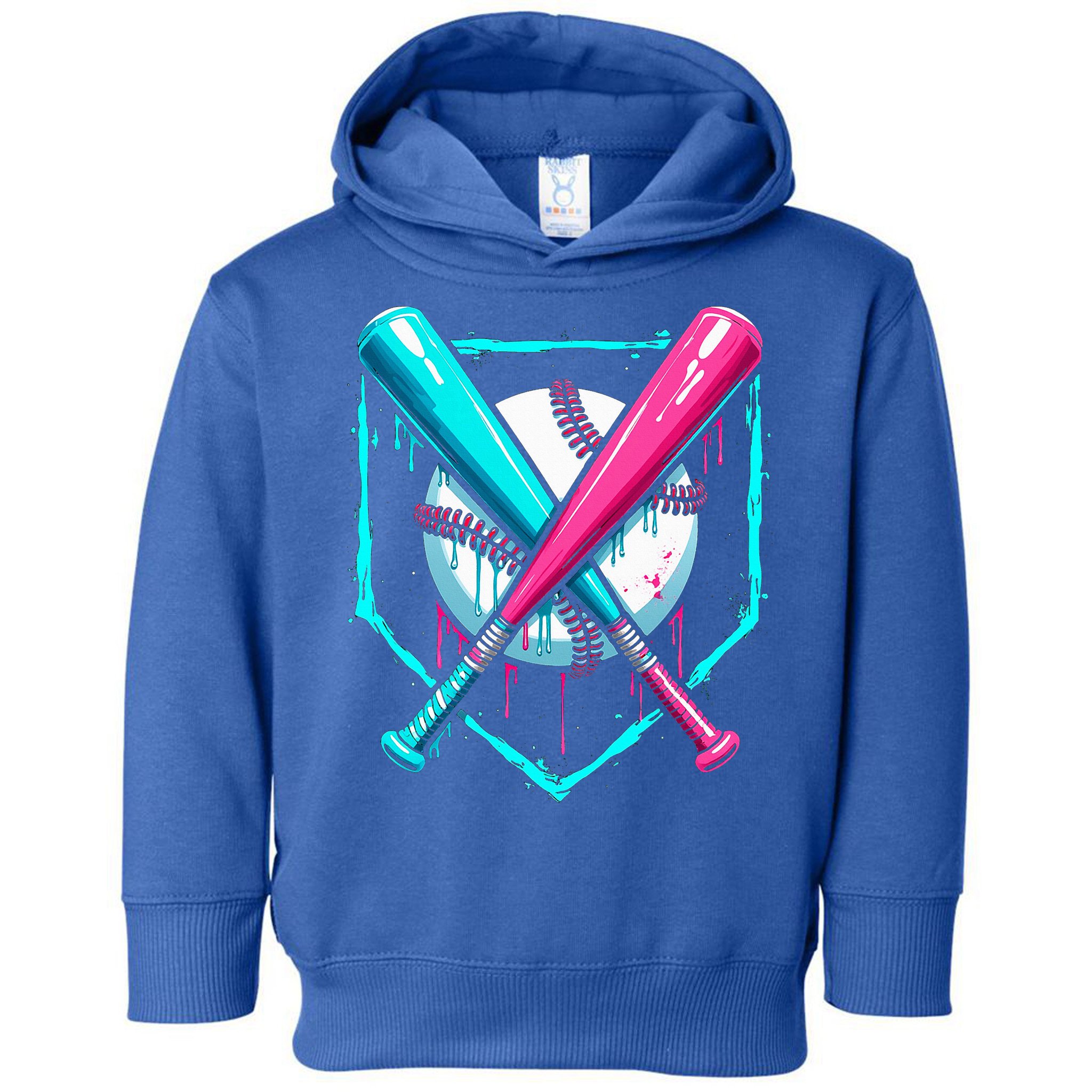 B.A.S.E.B.A.L.L Home Plate Drip Toddler Hoodie