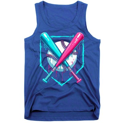 B.A.S.E.B.A.L.L Home Plate Drip Tank Top