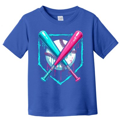 B.A.S.E.B.A.L.L Home Plate Drip Toddler T-Shirt