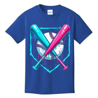 B.A.S.E.B.A.L.L Home Plate Drip Kids T-Shirt