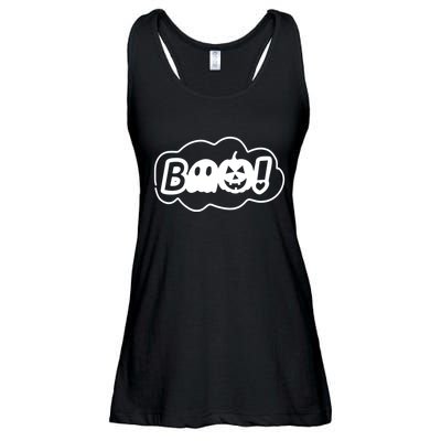 Boo Halloween Pumpkin Season Ladies Essential Flowy Tank