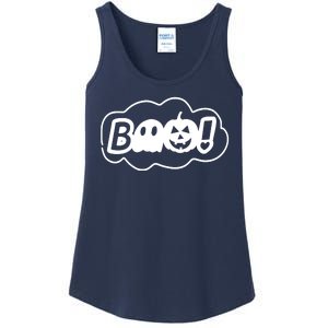 Boo Halloween Pumpkin Season Ladies Essential Tank