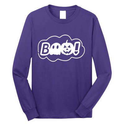 Boo Halloween Pumpkin Season Long Sleeve Shirt
