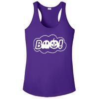 Boo Halloween Pumpkin Season Ladies PosiCharge Competitor Racerback Tank