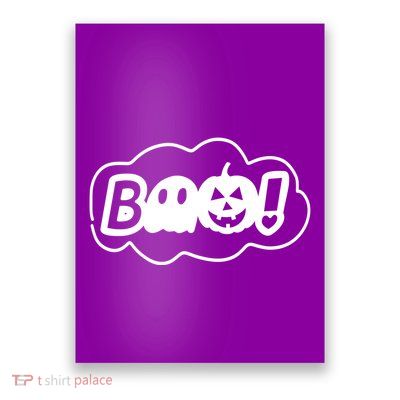 Boo Halloween Pumpkin Season Poster