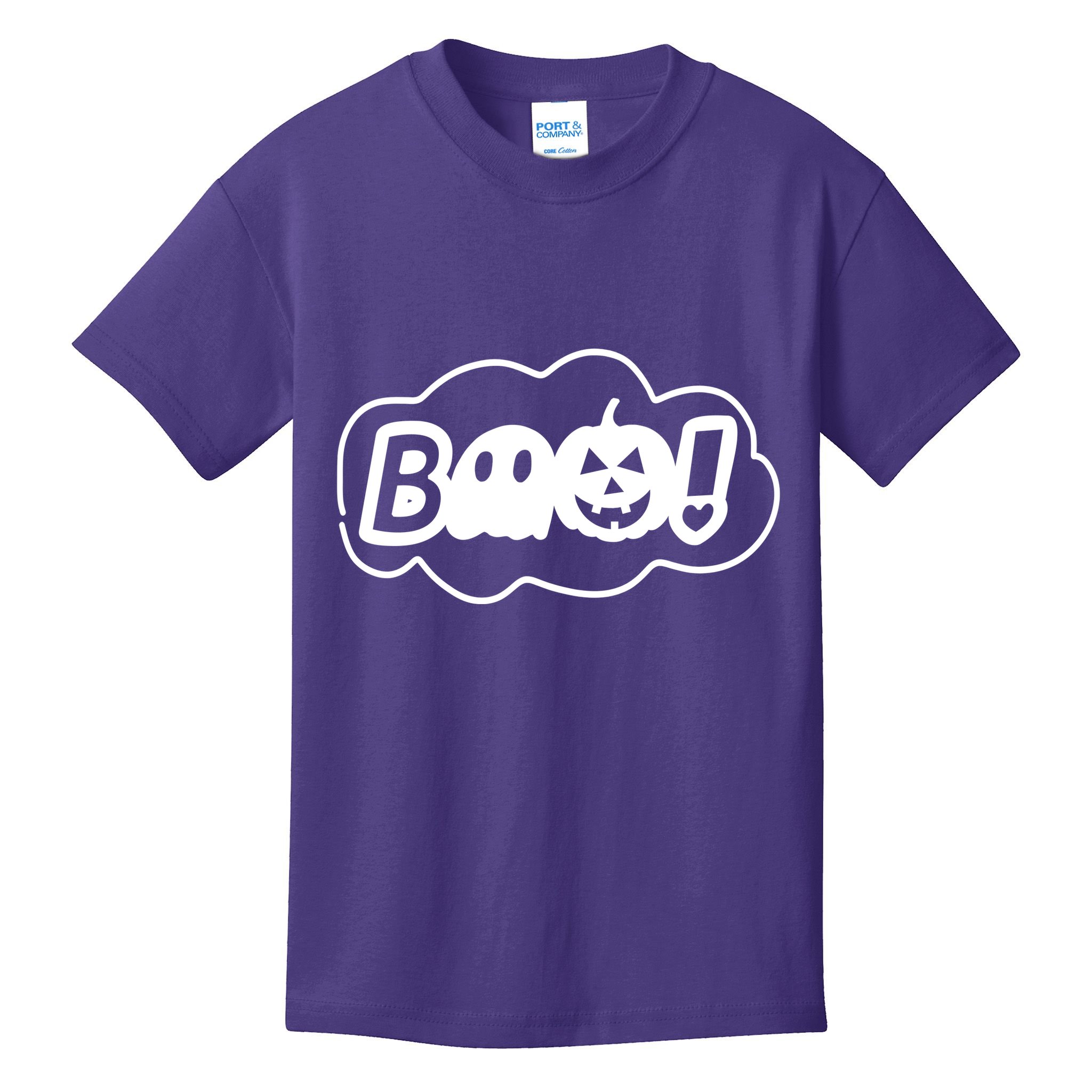 Boo Halloween Pumpkin Season Kids T-Shirt