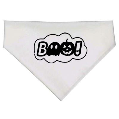 Boo Halloween Pumpkin Season USA-Made Doggie Bandana