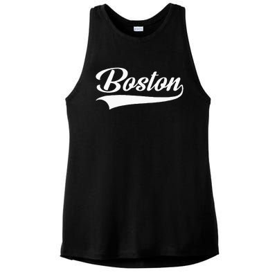 Boston Hometown Pride Massachusetts Ladies PosiCharge Tri-Blend Wicking Tank