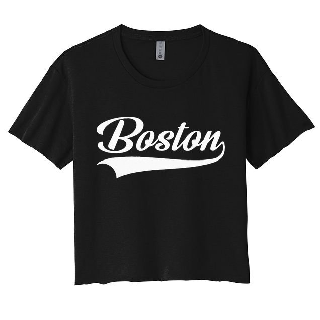 Boston Hometown Pride Massachusetts Crop Top