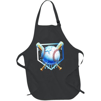 Baseball Home Plate Ice Cream Drip Sprinkles Drip Apron